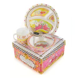 MacKenzie-Childs Bunny Toddler's Dinnerware Set