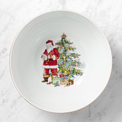 Red Tartan Small Serving Bowl