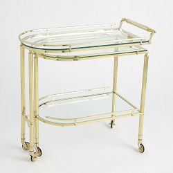 Bella Folding Bar Cart (31")