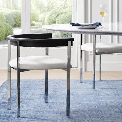 Tulip Upholstered Dining Armchair