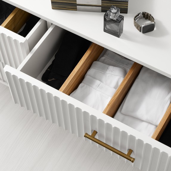 Hold Everything Adjustable Narrow Drawer Dividers, Set of 4