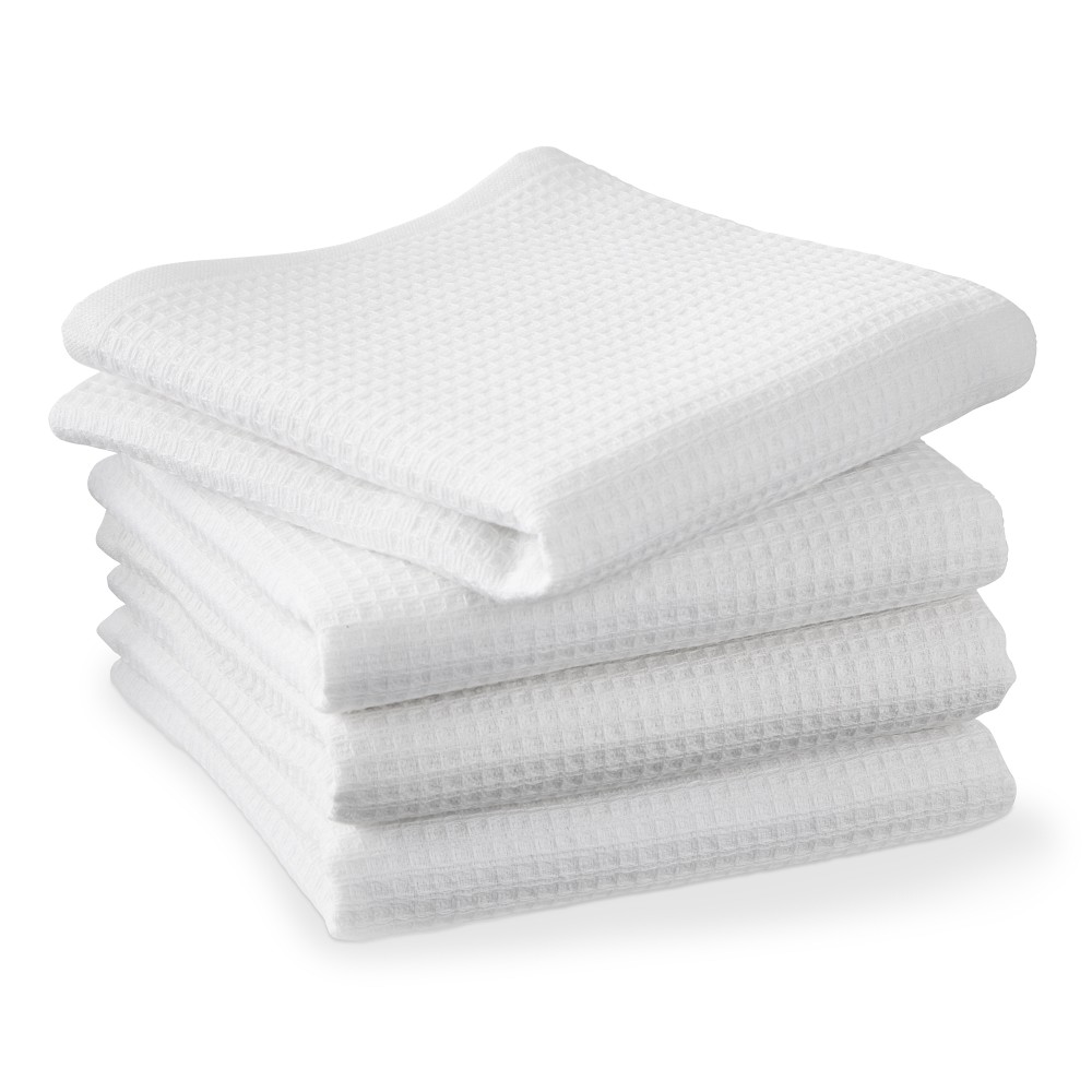 Williams Sonoma Super Absorbent Waffle Weave Towels - White