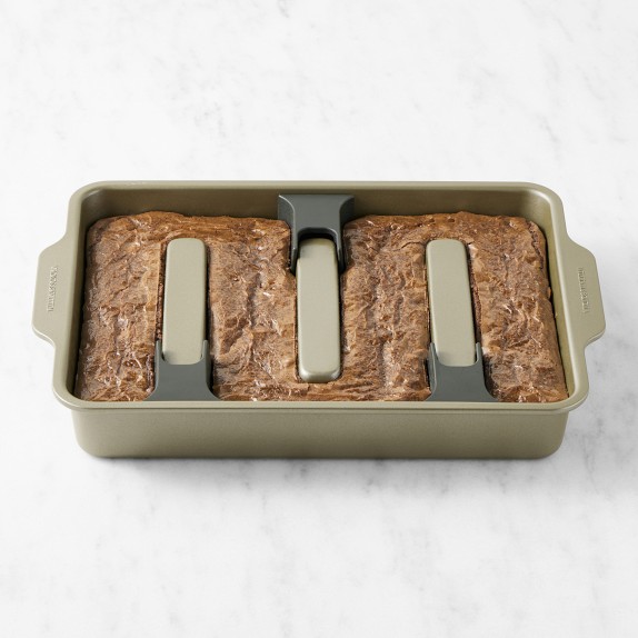 Williams Sonoma Goldtouch® Pro Ultimate Brownie Pan, 14" x 10"