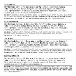 Williams Sonoma Mediterranean Mini Rub Set