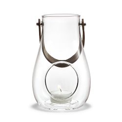 DWL Lanter, Clear Glass, 6.5 " x 4.1"