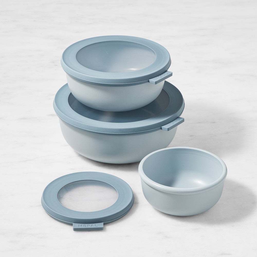 Mepal Round Nested Food Storage Containers, 6-Piece Set