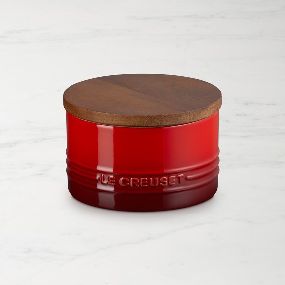 Le Creuset Signature Canister with Wood Lid