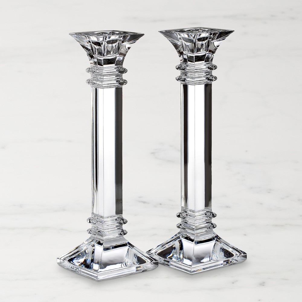 Waterford Treviso Candlestick Pair | Williams Sonoma