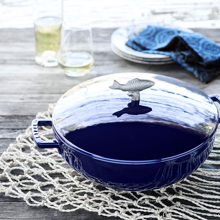 Staub Bouillabaisse Pot with Fish Knob - 5-Qt. | Williams Sonoma