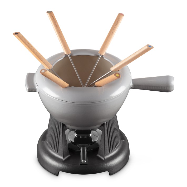 【未使用】LE CREUSET COMPACT Fondue Set 18cm 未使用】LE CREUSET COMPACT Fondue Set 18cm Fondue for Two