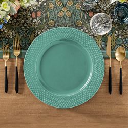 Lyngby Porcelain Rhombe Color Salad Plates,  Set of 4