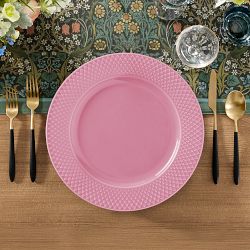 Lyngby Porcelain Rhombe Color Salad Plates,  Set of 4