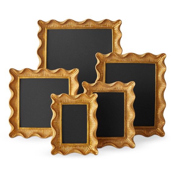 AERIN x Williams Sonoma Home Gold Scalloped Gallery Picture Frames