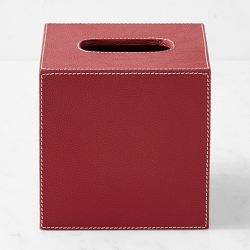 THE GEORGE x Williams Sonoma Home Leather Tissue Box Holder