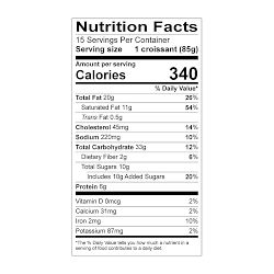 Galaxy Desserts&#174; Almond Croissants