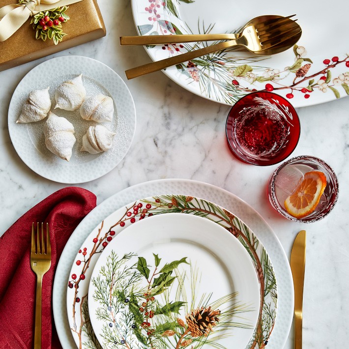Woodland Berry Dinner Plate Set - Set of 4 | Williams Sonoma