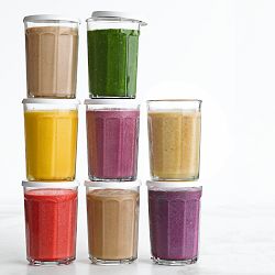 Working Glasses with Lids, 21-oz, Set of 4