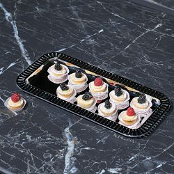 ANNA New York Striations Small Rectangular Tray