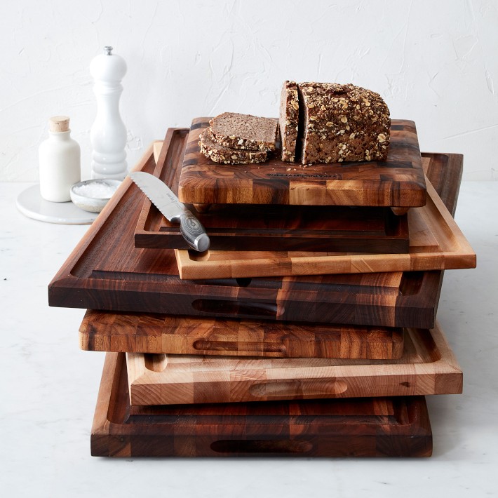 Williams Sonoma End-Grain Cutting Board, Acacia | Williams Sonoma
