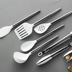 Williams Sonoma Stainless-Steel Silicone Slotted Turner
