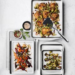 All-Clad d3 Stainless-Steel Ovenware Cookie Sheet