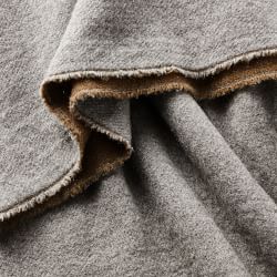 Reversible Double Face Solid Cashmere Throw