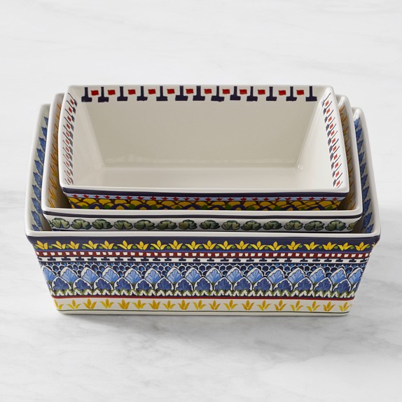 Sicily Stoneware Bakers, Set of 3