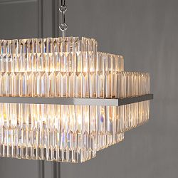 Vienna Linear Crystal Chandelier