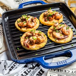 Lodge USA Enameled Cast Iron Grill Pan, 11&quot;