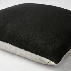 Reversible Double Face Solid Cashmere Pillow Cover