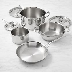 Ruffoni Opus Disney&#169; Hammered Stainless-Steel 7-Piece Cookware Set