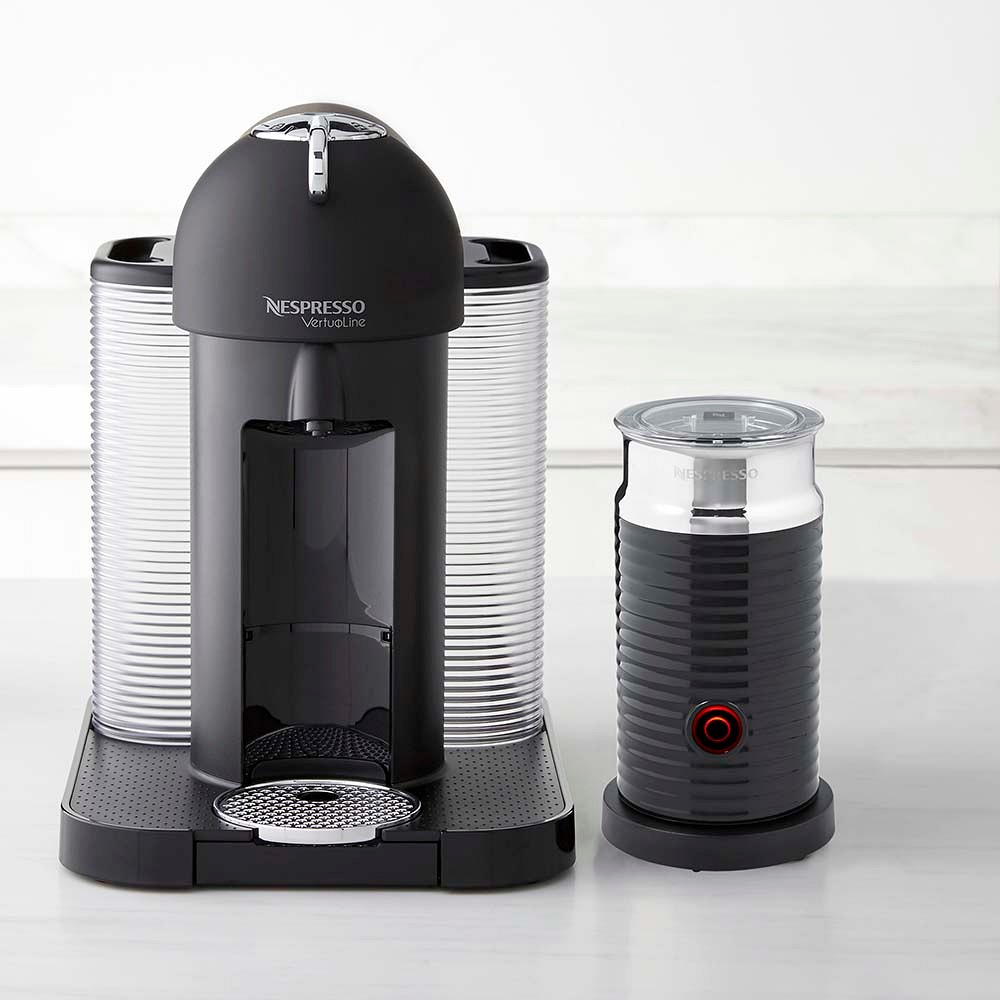 Nespresso Vertuo Coffee Maker & Espresso Machine by Breville with Aeroccino - Matte Black by Breville