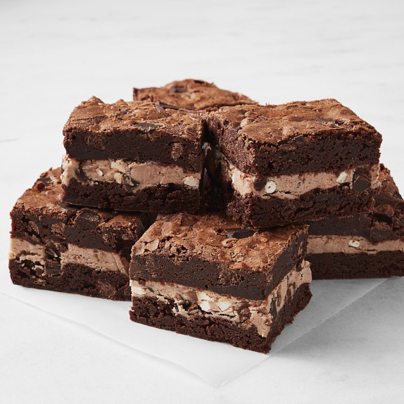 Williams Sonoma Hot Chocolate-Layered Brownie, Serves 6-8