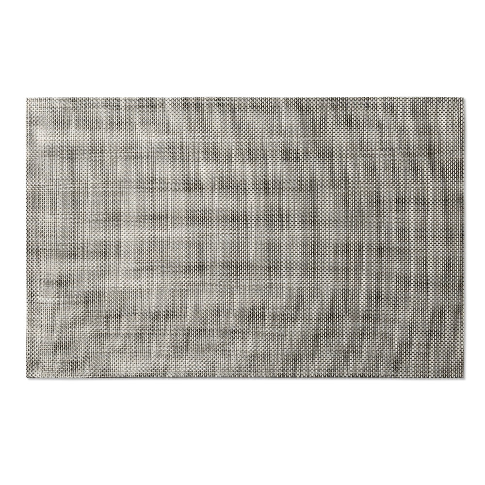 Chilewich Basketweave Woven Rug | Oyster | 23" X 36"