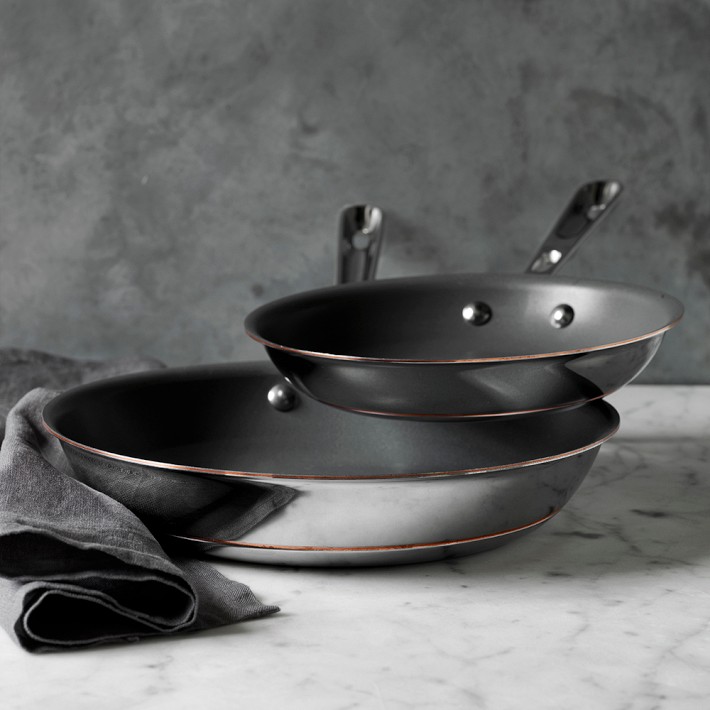 All-Clad Copper Core Nonstick Frying Pan Set | Williams Sonoma
