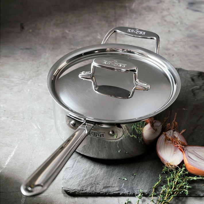 All-Clad D5® Stainless-Steel Saucepan | Williams Sonoma