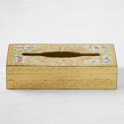 Florentine Wood Tissue Box Holder