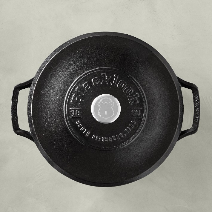 Cocotte En Fonte Lodge Logic 5 Qt – Poignée Spirale Pour Four, Assaisonnée, Noir
