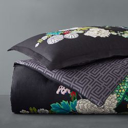 Schumacher Chiang Mai Printed Duvet Cover &amp; Shams