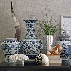 White Coral On Glass Stand Sculpture