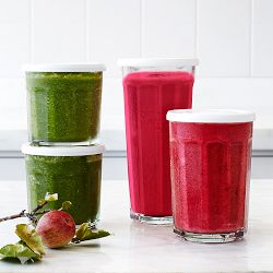 Working Glasses with Lids, 21-oz, Set of 4