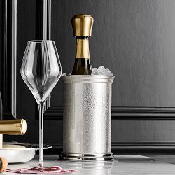 Hammered Stainless-Steel Champagne Bucket