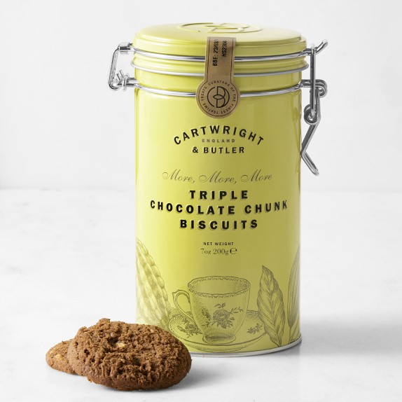 Cartwright & Butler Triple Chocolate Biscuits Tin | Williams Sonoma