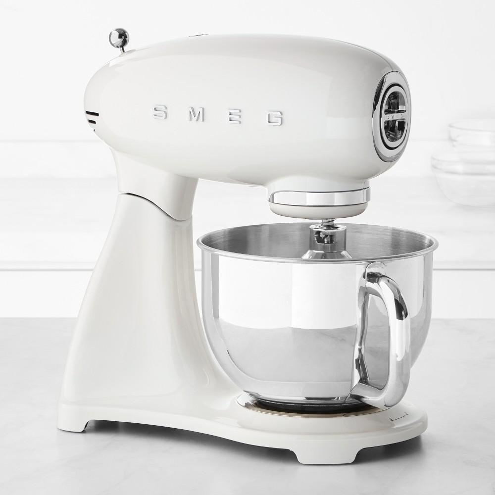 SMEG Stand Mixer SMF03, 5-qt - All-White