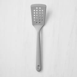 Williams Sonoma Open Kitchen Silicone Slotted Turner, Grey