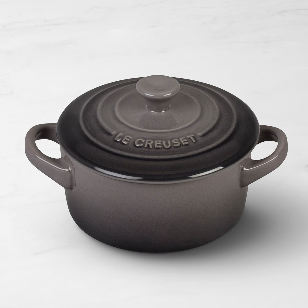 Le Creuset Stoneware Mini Round Cocotte - 8-Oz., Oyster