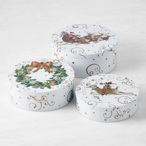 ‘Twas The Night Before Christmas Gifting Tins, Set of 3