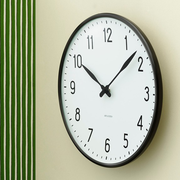 Arne Jacobsen Station Wall Clock | Williams Sonoma