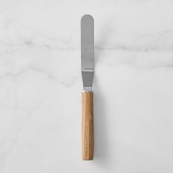 Williams Sonoma Olivewood Offset Icing Spatula, 4"