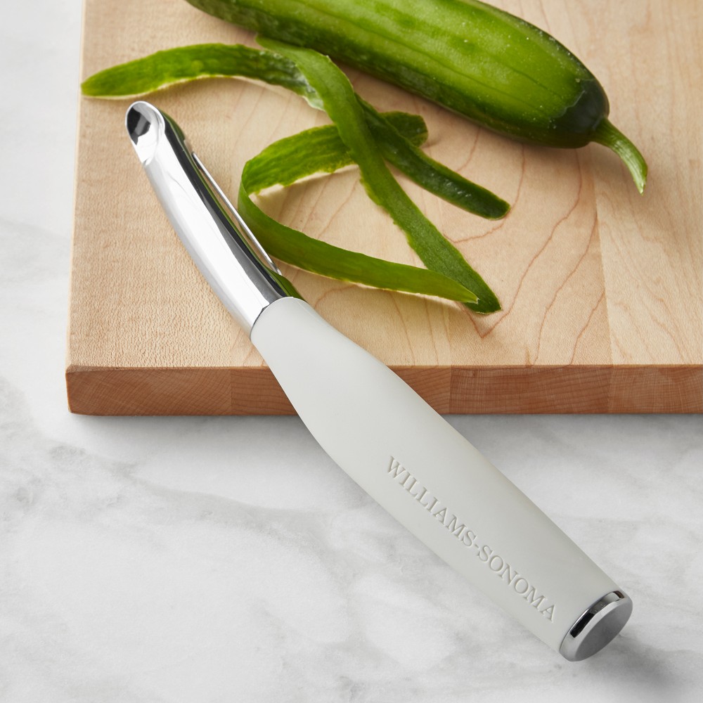 Williams Sonoma Prep Tools Straight Swivel Peeler - White